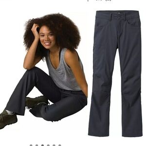 Prana Halle pant short inseam coal grey Size 16 new with tag